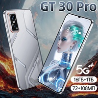Nuevo Teléfono Inteligente GT 30 Pro Original, Doble SIM, 5G, Pantalla AMOLED de 144 Hz, Almacenamiento de 16 GB + 1 TB, Teléfono de Bajo Precio