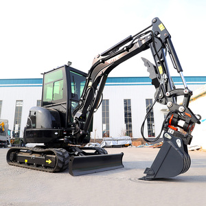 Mini Excavadora Compacta de 3.5 Toneladas, CE Euro 5, Orugas Expandibles, Excavadora Hidráulica con Brazo Articulado, Suministro Directo de Fábrica a Países de la UE - Product Image 6