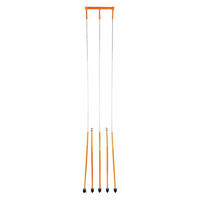 Barret - Maniquí de Acero Galvanizado de 180 cm con 4 Púas, 5 kg, Equipo de Atletismo