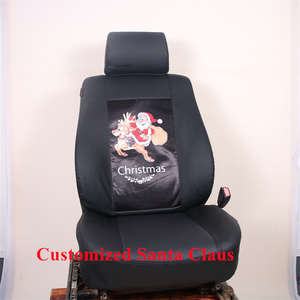 Ekr Da Xe Ghế Bìa Cho Civic/<span class=keywords><strong>Accord</strong></span> Santa Claus Tựa Đầu Bìa Dễ Thương Giáng Sinh Trang Trí 2024 - Product Image 6