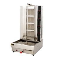 Machine à shawarma au gaz commerciale, rôtissoire verticale pour poulet, équipement de grillade pour kebab, doner, barbecue, restaurant de restauration rapide