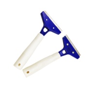 Couteau à mastic robuste en acier inoxydable, durable, pour usage domestique, avec lame remplaçable, bord biseauté standard