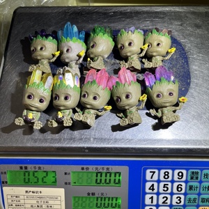 Figurines de dessin animé <span class=keywords><strong>Groot</strong></span> en cristal sculpté, mignonnes et guérisseuses, avec dents à aura, pour la décoration - Vente en gros - Product Image 6