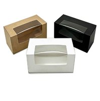 Conteneur alimentaire en papier kraft jetable recyclable personnalisé avec fermeture magnétique et poignée pour usage cosmétique et pâtissier
