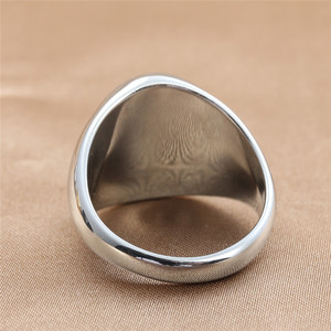 yunnique Men's <b>Titanium</b> Steel Geometric <b>Rings</b> Retro Punk Style Multi Color Fashion Jewelry Gift - Product Image 2