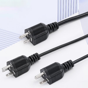 High Quality 1m Us Power Cord and 3 Pin Power Cord Nema 6-15P to C13 Power Cord Plug 3X14AWG for Computer, Printer - Product Image 5