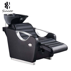 High-<b>end</b> Electric Shampoo <b>Bed</b> Flushing <b>Bed</b> Hair Salon Semi-reclining Shampoo Chair Electric Adjustment for Barber Shop - Product Image 4