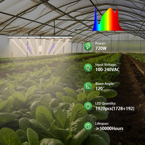 LIWEIDA Nuova Lampada LED per Coltivazione Commerciale a Spettro Completo IP65 720W 6000K UV IR Dimmerabile per Uso Interno - Product Image 2
