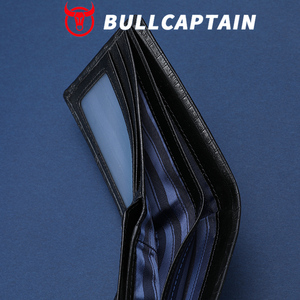 <span class=keywords><strong>Portafoglio</strong></span> in Pelle da <span class=keywords><strong>Uomo</strong></span> BULLCAPTAIN, Porta Carte Multiplo, Grande Capacità, Casual, per Affari, Porta Soldi, Porta Carte di Credito, Regalo per <span class=keywords><strong>Uomo</strong></span> - Product Image 5