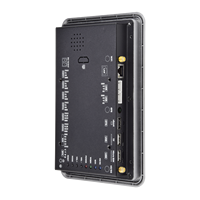 IXHUB Panel PC Industri Linux 7-inci, RK3568, Tegangan Lebar 12-24V, untuk Pabrik Pintar, HMI, Kios