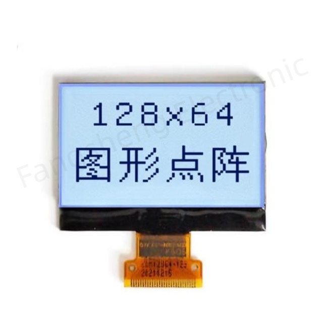 2.5 Inch 128x64 Dot Matrix LCD Display Graphic LCD Module FSTN Transflective 128X64 Dots Graphic COG LCD Display