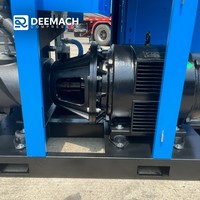 Compresseurs à vis statiques industriels DEEMACH Factory 132 kW 180 CV à entraînement direct, lubrifiés et refroidis par air pour machines automatiques