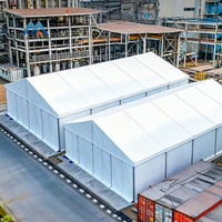 Tente de stockage en aluminium robuste, grande tente de réception pour événements en plein air et expositions