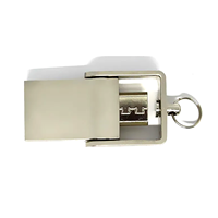 Flashdisk Metal OTG Putar 2 in 1 Micro USB untuk Ponsel Android Logo Custom Grosir