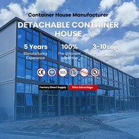 Ufficio Mobile per Cantieri e Modulo Dormitorio Temporaneo per Lavoratori, Casa Container Prefabbricata Smontabile