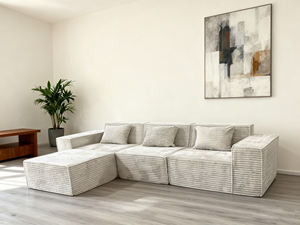 थोक लिविंग रूम फर्नीचर सेट, एल-आकार का संयोजन सोफा, बिना फ्रेम के संकुचित मॉड्यूलर सोफा, अनुकूलन योग्य - Product Image 3