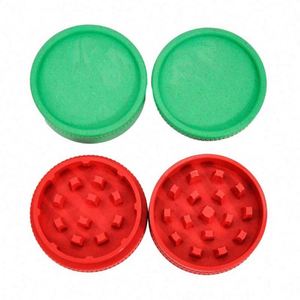 Eco Friendly 63*28mm 2 Parts <b>Herb</b> <b>Grinder</b> Biodegradable Plastic Tobacco <b>Grinder</b> Custom Logo - Product Image 6
