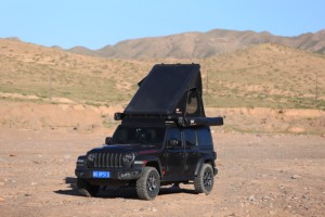 Tente de toit imperméable quatre saisons à triple couche pour 4 personnes, ouverture automatique rapide, échelle, coque rigide en polyester pour <span class=keywords><strong>camping</strong></span> 4x4 - Product Image 3