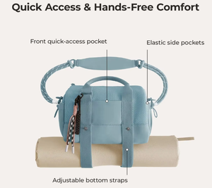 Bolso de Mano para Mujer, Mini Bolso Deportivo para Actividades al Aire Libre, Ligero, Portátil, para Viajes de Fin de Semana, Resistente, para Llevar al Gimnasio - Product Image 1