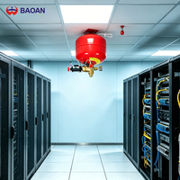 Unit Pemadam Kebakaran FM200 Tipe Solenoid, Sistem Gas Bersih Otomatis untuk Kabinet Listrik & Ruang Server