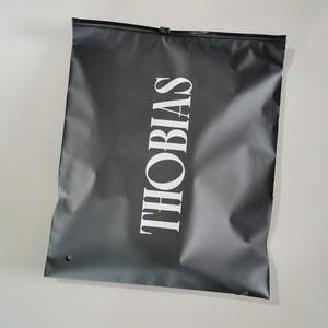 Tùy chỉnh Matte/Frosted phân hủy sinh học bao bì nhựa dây kéo túi xách, t Áo sơ mi đồ bơi Zip khóa túi quần áo - Product Image 3