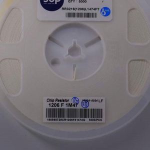 Manufacturer Direct RR3216 1206L1474FT 1206 3216 Resistors Chip Resistors SMD Resistors 1.47Mohm 1% 1/4W Thick Film Resistor - Product Image 1