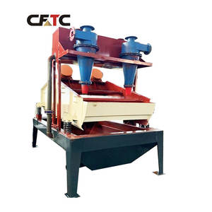 เครื่องรีไซเคิลทรายละเอียดจากจีน ใช้หลังจากล้างทราย เครื่องเก็บทรายละเอียดพร้อมตะแกรง PU - Product Image 1