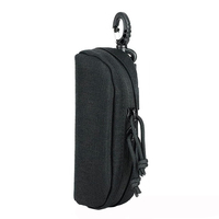 Étui rigide tactique pour lunettes, sac banane en nylon pour entraînement extérieur, pochette suspendue système camouflage de combat