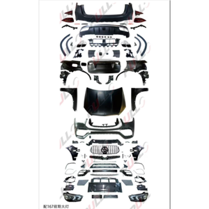 Pare-chocs de voiture PP pour <span class=keywords><strong>Mercedes</strong></span> benz <span class=keywords><strong>ML</strong></span> W166 12-19 mise à niveau vers GLE63 A-<span class=keywords><strong>MG</strong></span> comprennent des lampes automatiques de capot de pare-chocs - Product Image 1