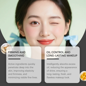 Vente chaude ajustement naturel léger hydratant même le teint améliorant la matité et les taches de décoloration crème d'isolation pré-maquillage - Product Image 4