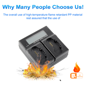 Cargador Rápido Doble LCD EN-EL18 ENEL18 para <span class=keywords><strong>Nikon</strong></span> D4 D4S <span class=keywords><strong>D5</strong></span> D6 - Product Image 2