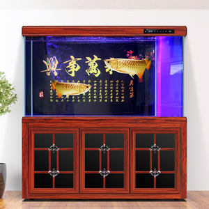 Groothandel Laag Ijzer Ultra Helder Glas <span class=keywords><strong>Aquarium</strong></span> Tank Met Bodem <span class=keywords><strong>Sump</strong></span> Filter & Aluminium Standaard Kast - Product Image 1