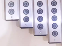 Panneau d'appel LOP au design moderne avec clavier à boutons poussoirs, contrôleur d'ascenseur de fret/déchargeur/ascenseur de marchandises pour 2 à 9 étages