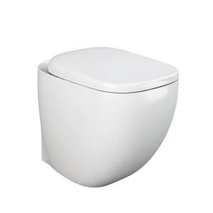 Inodoro Suspendido Illusion sin Borde, 58 cm de Largo, 37.5 cm de Ancho, 45 cm de Altura, con Fijación Oculta - Product Image 1