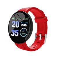 Reloj Inteligente D18 para Hombre y Mujer, Smartwatch con Medición de Presión Arterial, Resistente al Agua, Reloj Digital Deportivo con Monitor de Actividad Física D18S