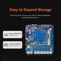 Liontron Rk3568 Procesador de cuatro núcleos con 2/4/8Gb + 32/64/128Gb Android11 1TOPS AI NPU Motherboards 6 puertos Ethernet para NAS