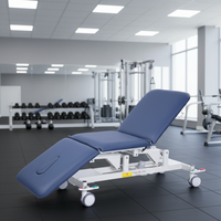 Table d'examen médicale électrique portable de luxe pour clinique et centre de physiothérapie, garantie 3 ans