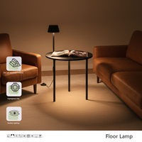 Lampes de table verticales créatives pour le salon Lampadaires décoratifs pour le rangement du canapé et la table basse pour la chambre à coucher