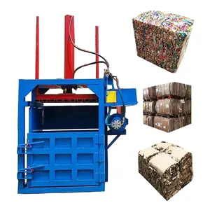 Automation Mini Scrap Metal Baler Small Vertical Scrap Car Metal Press Hydraulic Baling Press Machine Hydraulic Baler