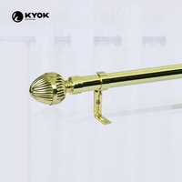 KYOK Embouts de rideaux modernes à double support en forme de gland 500-999 Pièces Faits à la main en Chine Accessoires élégants pour rideaux