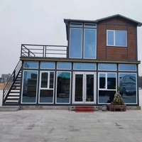 Maisons préfabriquées de luxe 10ft 20ft 40ft – Conteneurs portables modulaires démontables en kit, style contemporain