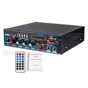 Amplificador de Potencia de Audio para Auto Estéreo de 2 Canales y 800W, Mini Hi-Fi, Bluetooth, Amplificador de Subwoofer para Auto con Control Remoto y Radio FM - Product Image 4