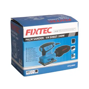 FIXTEC औद्योगिक हाथ Sanding मशीन 240W मिनी इलेक्ट्रिक बिक्री के लिए हथेली लकड़ी Sander कीमत