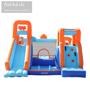 قلعة نطاطة قابلة للنفخ عملاقة مع زحليقة للأطفال - تشمل جهاز نفخ الهواء - Product Image 3