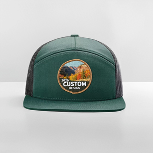 <span class=keywords><strong>Gorra</strong></span> de camionero de malla deportiva <span class=keywords><strong>con</strong></span> logotipo bordado clásico personalizado de alta calidad OEM al por mayor, <span class=keywords><strong>gorra</strong></span> de algodón de 7 paneles <span class=keywords><strong>con</strong></span> visera plana - Product Image 4