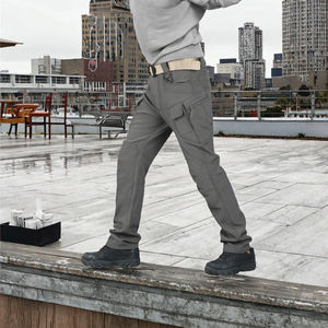 Pantalon de sport pour femme, chaud, respirant, automne, skinny, tendance, polyvalent, taille haute, élastique, longueur totale, cordon de serrage sur le côté - Product Image 3