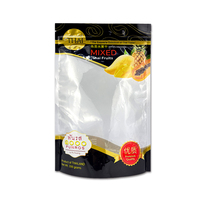 Sacs d'emballage en plastique transparent de fruits secs et légumes frais pour noix mangue raisin cerise banane pochette de fruits secs