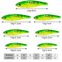 Jigs de pêche en métal de bonne qualité avec paillettes vibrantes, plusieurs spécifications, leurres pour eau salée et eau douce, pour saumon et ormeau