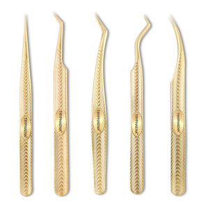 まつげアプリケーターピンセット卸売美容院プロまつげエクステンションアプリケーターピンセット - Product Image 2