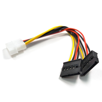 Cable de alimentación SATA 7 + 15 macho a hembra Cable de datos de extensión de 15 a 4/6 a 8P gráficos Tarjeta de Cable SATA